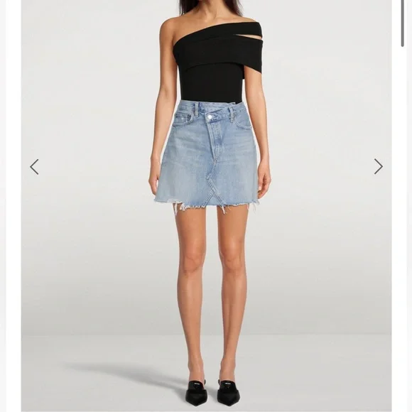 agolde Criss Cross Skirt - Picture 1 of 7